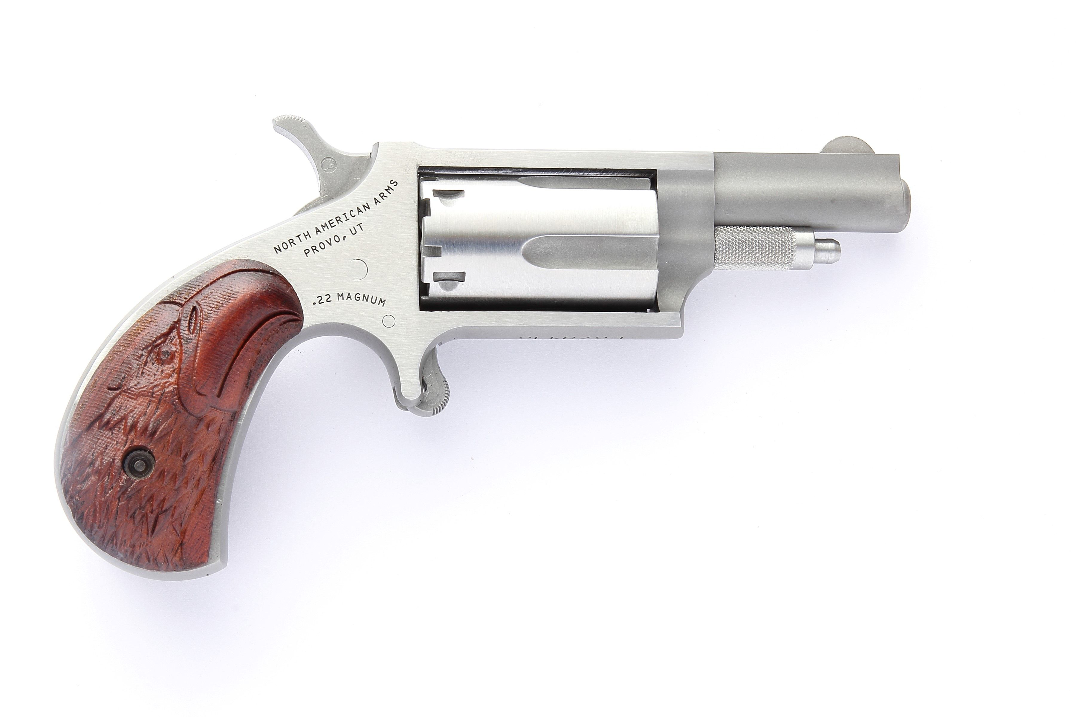 North American Arms Convertible Rimfire Mini-Revolver with Eagle Head ...